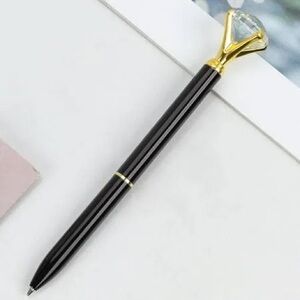 Diamond topped pen with pen case 💎